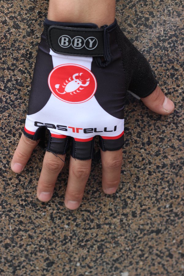 Handschoenen Castelli 2015 rood and wit